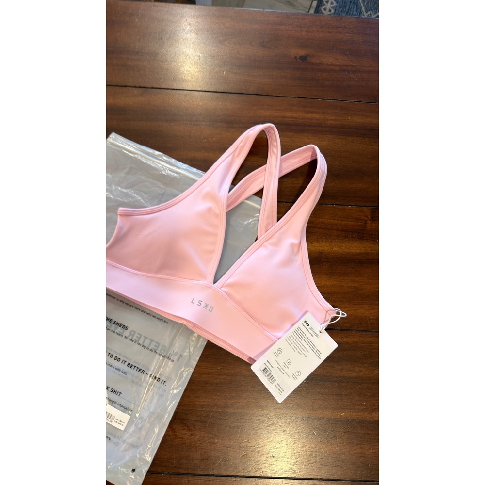 LSKD Stamina Sports Bra Marshmallow Pink Women's Small NEW NWT - Picture 7 of 16